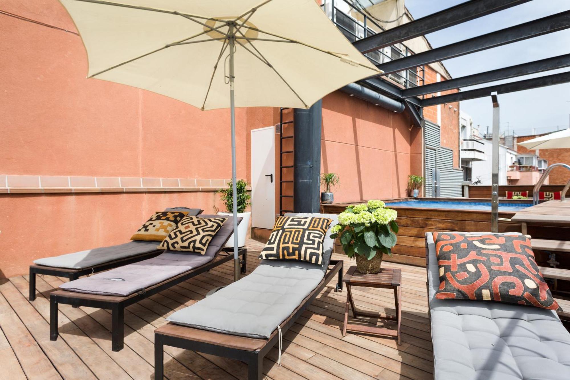 Apartment Barcelona Rentals - Pool Terrace In City Center Δωμάτιο φωτογραφία